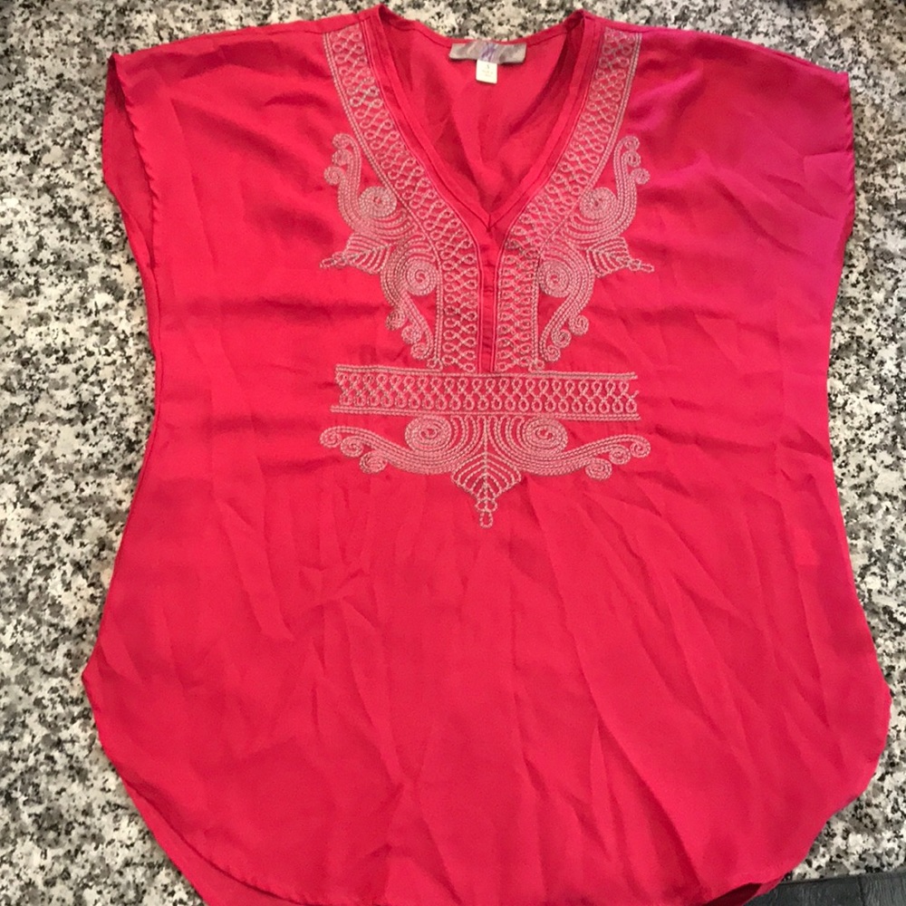 Embroidered top